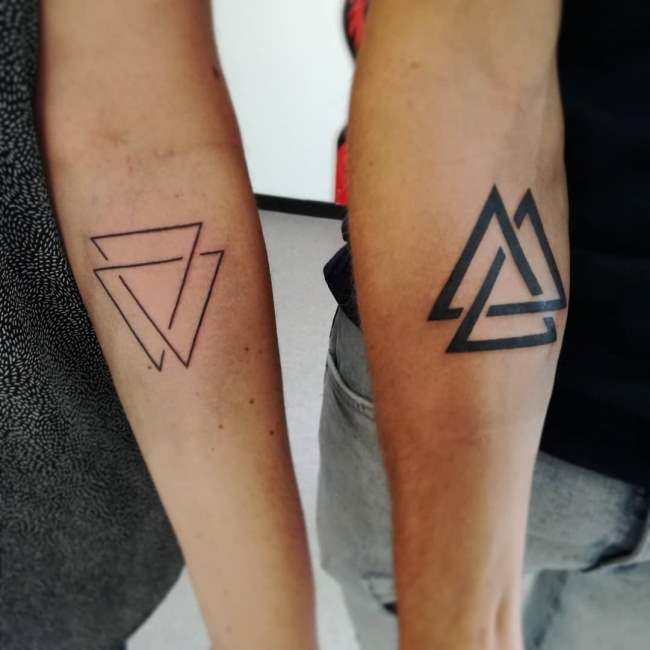 tattoo valknut 14