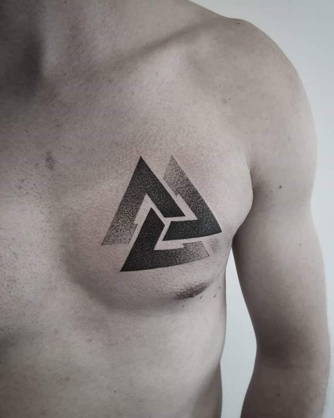 tattoo valknut 218