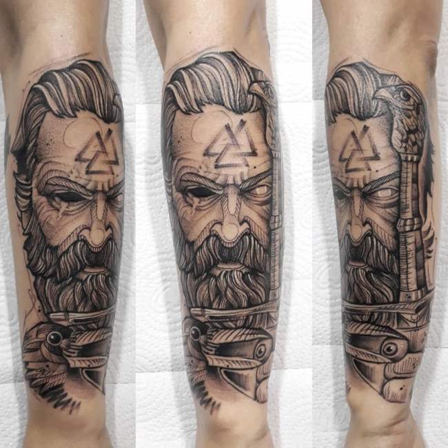 tattoo valknut 256