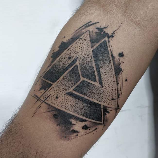 tattoo valknut 258