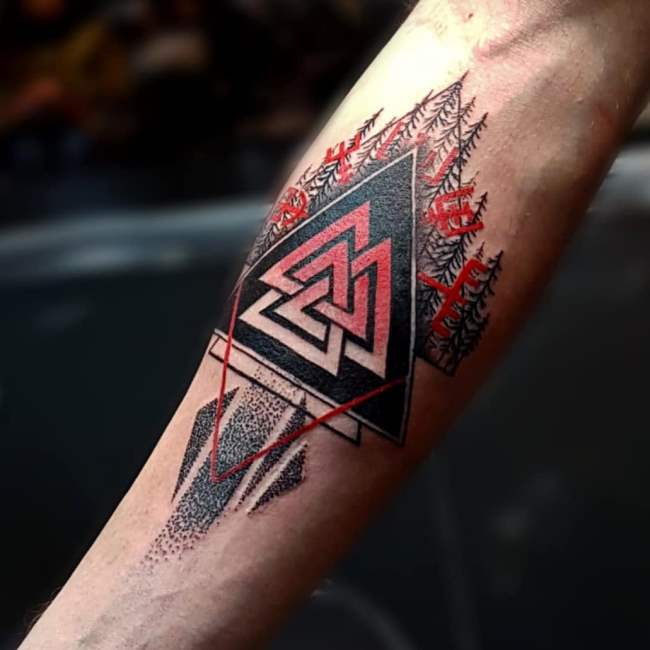 tattoo valknut 262