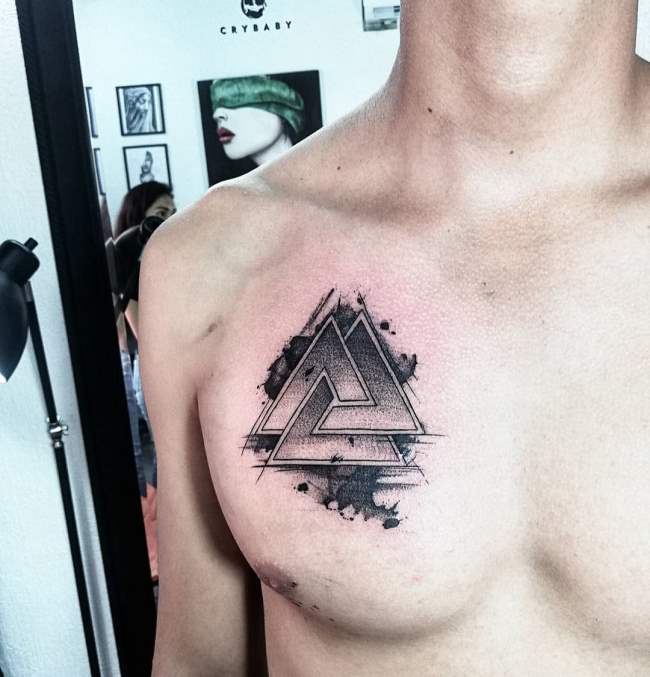 tattoo valknut 62