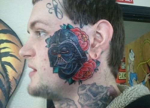 18 tatouage visage