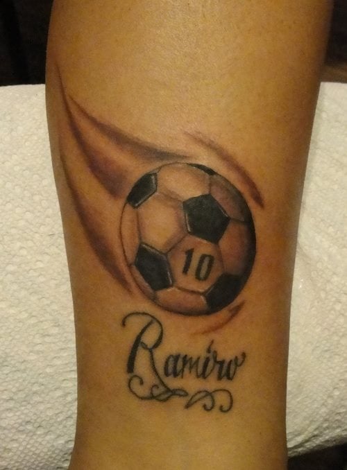 tatouage football 13