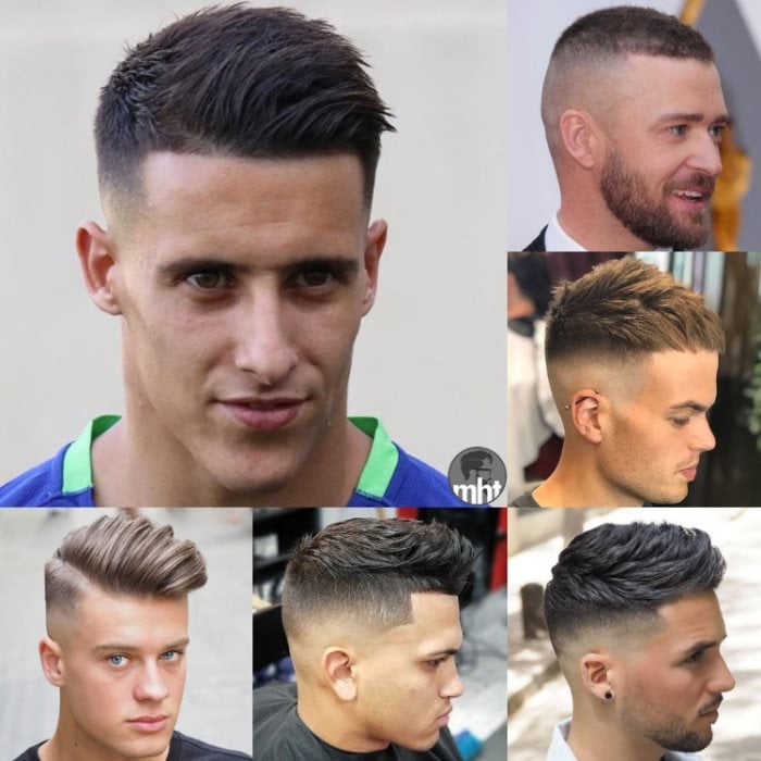 taglio di capelli uomo stempiatura 205