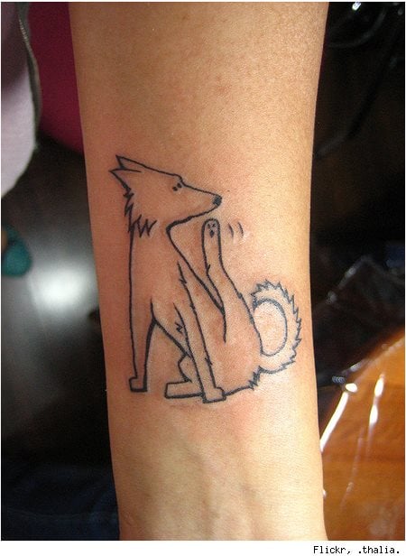 258 tatuaggio cane