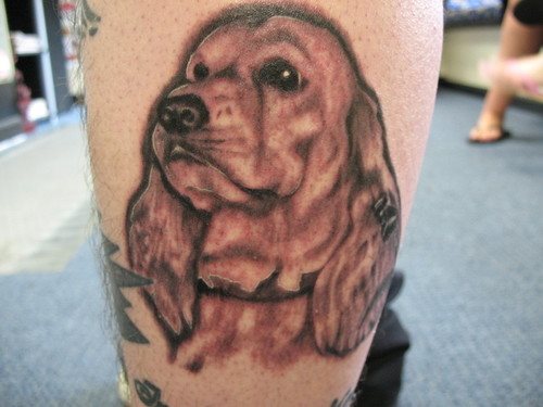 tatuaggio cane 55