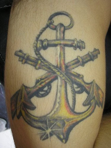 tatuaggio ancora marina 521