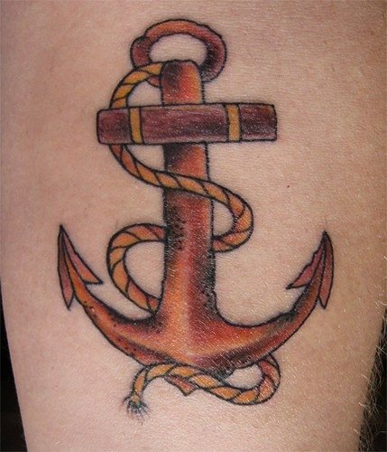 tatuaggio ancora marina 543