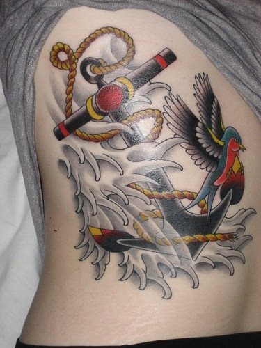 tatuaggio ancora marina 546