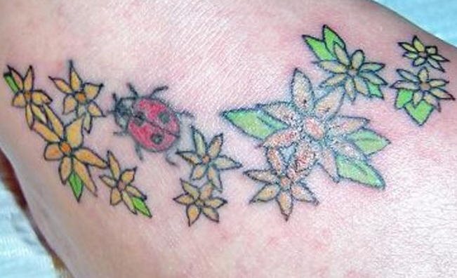 tatuaggio coccinella 1016