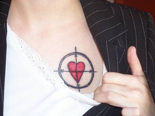tatuaggio cuore 523