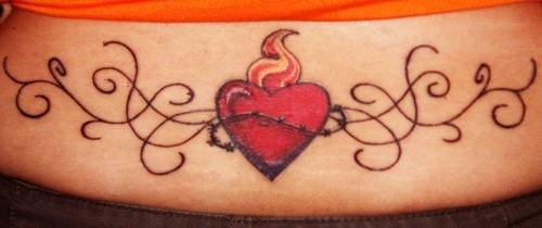 tatuaggio cuore 538