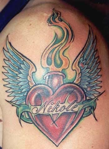 tatuaggio cuore 558