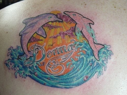 tatuaggio delfino 542