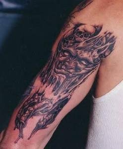 tatuaggio demone 506