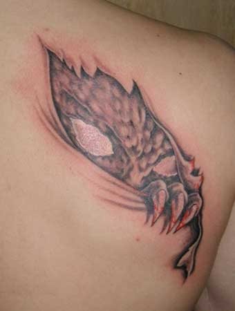 tatuaggio demone 508