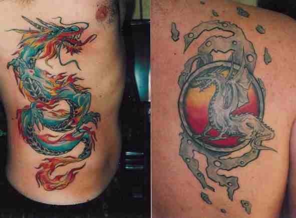 tatuaggio drago giapponese 557