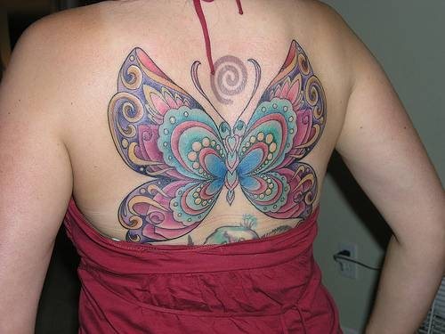 tatuaggio farfalla 1054