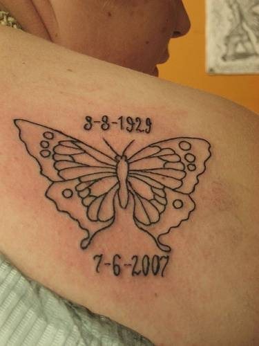 tatuaggio farfalla 1059