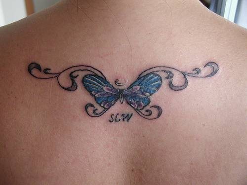 tatuaggio farfalla 1077