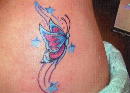 tatuaggio farfalla 1078