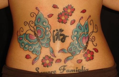 tatuaggio farfalla 1079