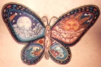 tatuaggio farfalla 1085