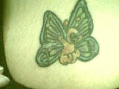 tatuaggio farfalla 1041