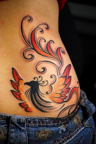 tatuaggio fenice 1012