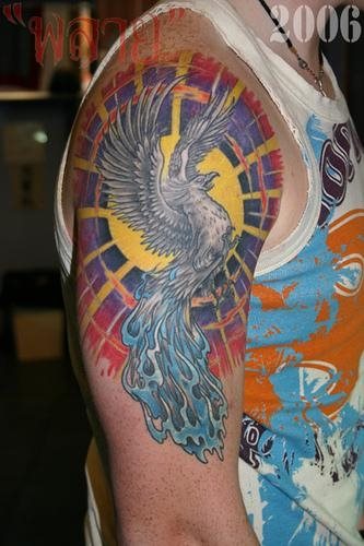 tatuaggio fenice 1017