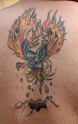 tatuaggio fenice 1047