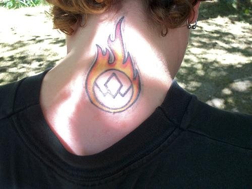 tatuaggio fiamma fuoco 1065