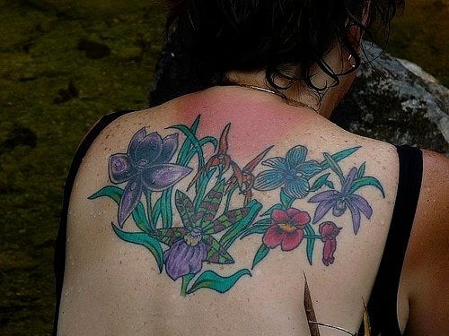 tatuaggio fiore orchidea 1014