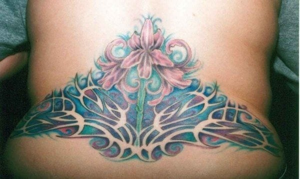 tatuaggio fiore orchidea 1020