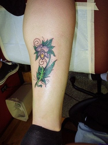 tatuaggio fiore orchidea 1027