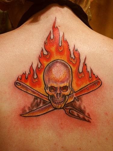 tatuaggio fiamma fuoco 1001