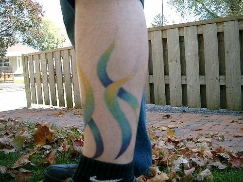 tatuaggio fiamma fuoco 1006