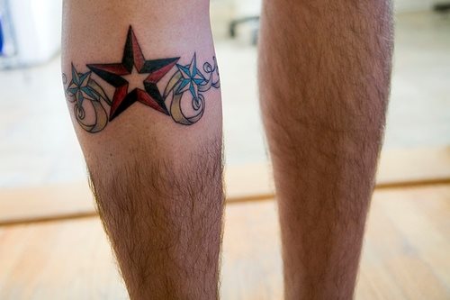 tatuaggio polpaccio gamba 1065