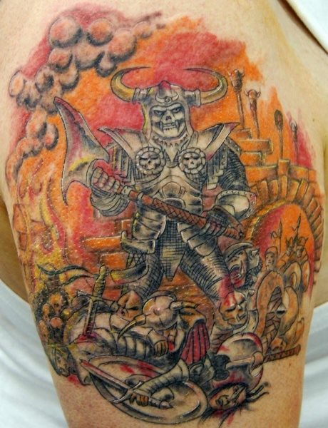 tatuaggio guerriero 1006