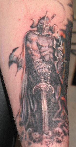 tatuaggio guerriero 1013