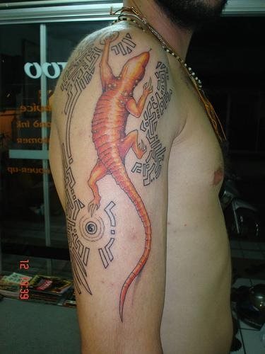 tatuaggio lucertola 1037