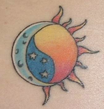 tatuaggio luna sole 1073