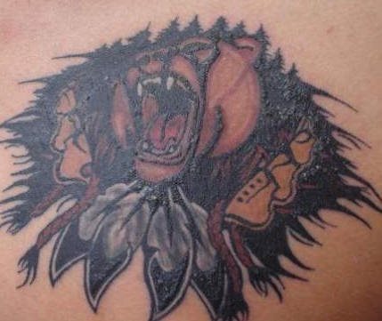 tatuaggio orso 1001