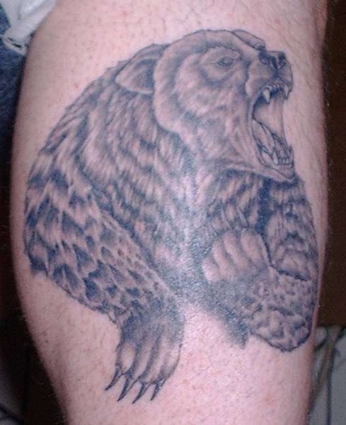 tatuaggio orso 1004