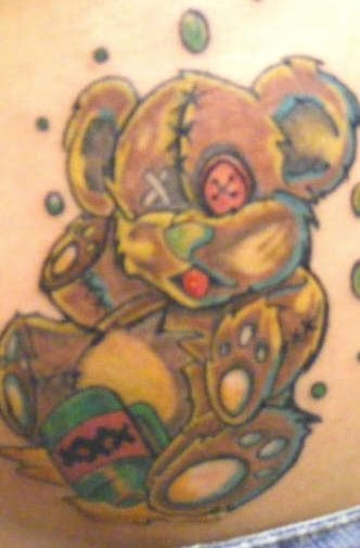 tatuaggio orso 1006