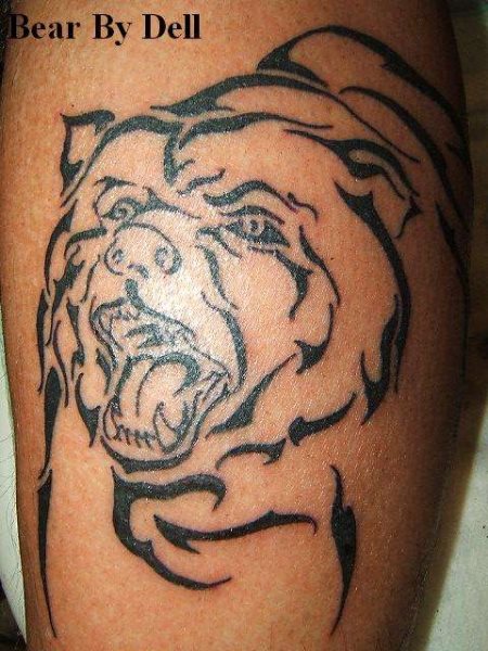 tatuaggio orso 1015