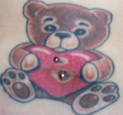 tatuaggio orso 1016