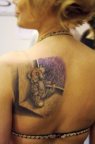 tatuaggio orso 1025