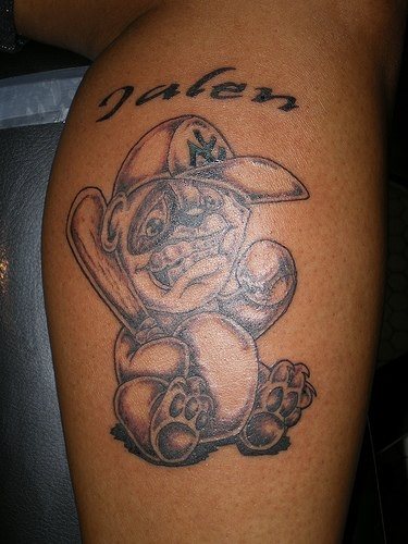 tatuaggio orso 1026